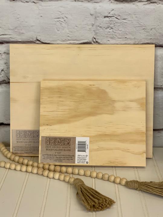 Iron Orchid Designs Wood Art Panel | Home Decor | Art with Ink & Stamping | Shop Hooked by Debbie online or in-store at Corner Cartel in Boerne | Best Boerne shops and boutiques