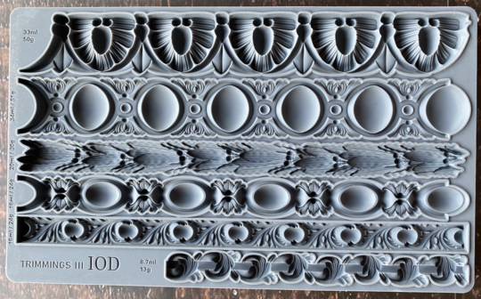 Iron Orchid Designs Trimmings: Three 6x10 IOD Moulds | DIY home decor and art | Available at Hooked by Debbie online or in store at Corner Cartel Boerne | Best Boerne shops & boutiques